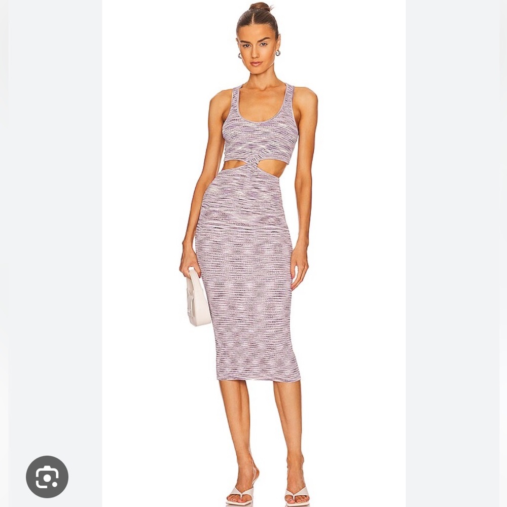 Simkhai Colleen Tank Dress in Lavender Space Dye